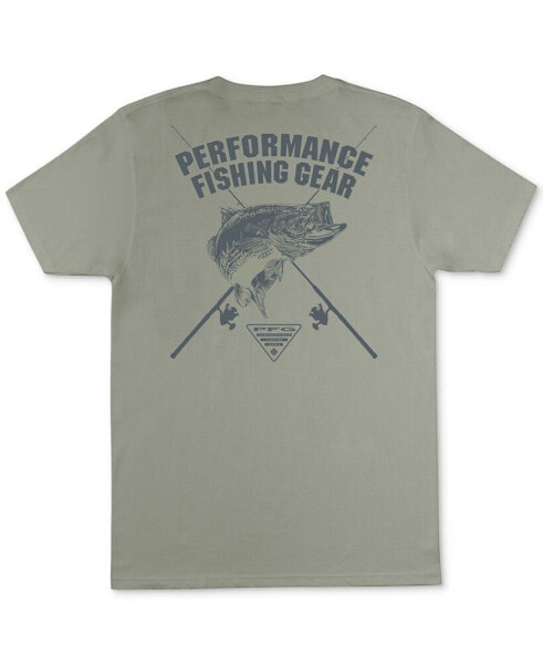 Men's Caster Performance Fishing Graphic T-Shirt