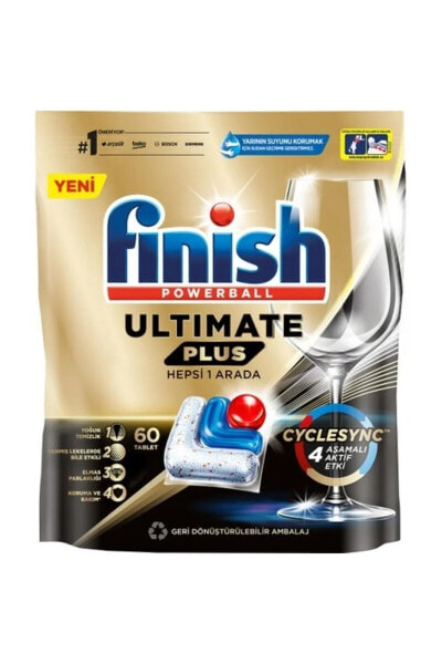 Таблетки для посудомоечных машин Finish Ultimate Plus 60 Капсул