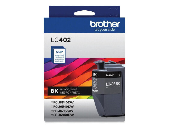 Brother LC402BKS Ink 550 Page-Yield Black