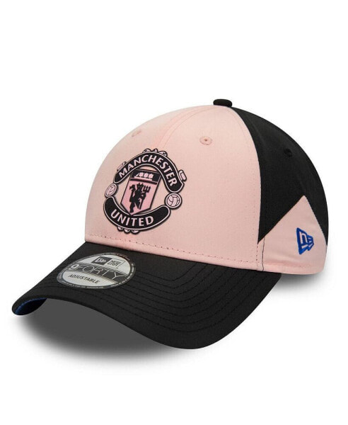 Men's Pink, Black Manchester United 9FORTY Adjustable Hat