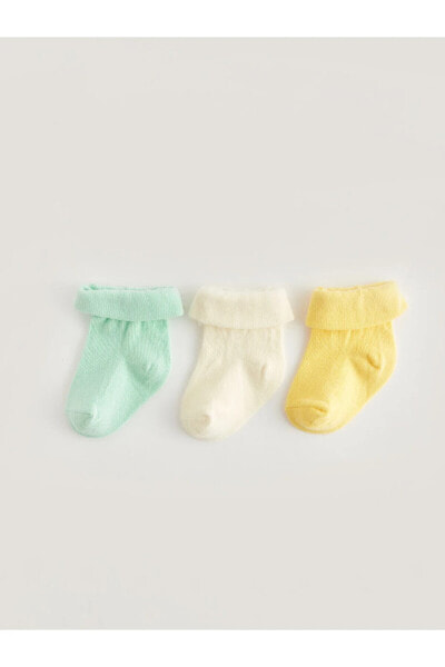 Носки для малышей LC WAIKIKI Базовая модель 3 пары