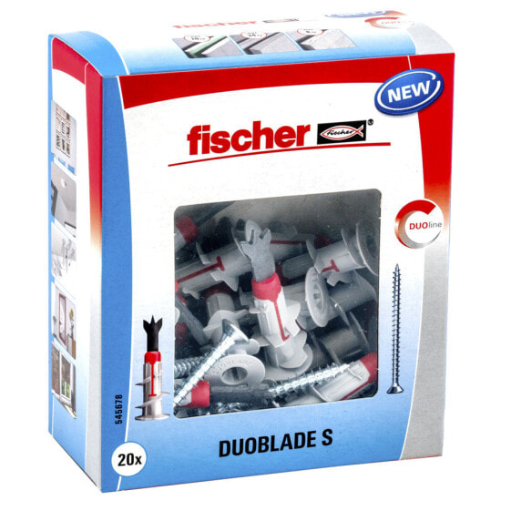 Анкерный болт Fischer DUOBLADE S - 4.4 см - 5 см - бетон - серый - 20 шт.