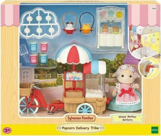 Figurka Epoch Sylvanian Families Mobilne stoisko z popcornem z figurką 5653