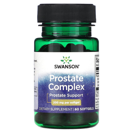 Комплекс для простаты Swanson, 200 мг, 60 капсул, для мужского здоровья