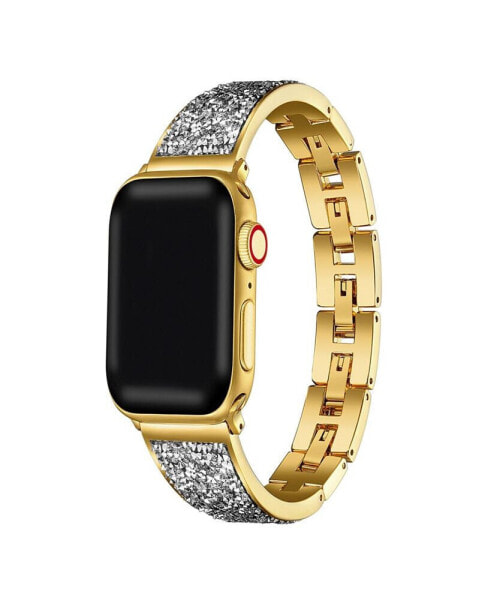 Ремешок Posh Tech Gold Tone Stones Apple Watch 42 mm