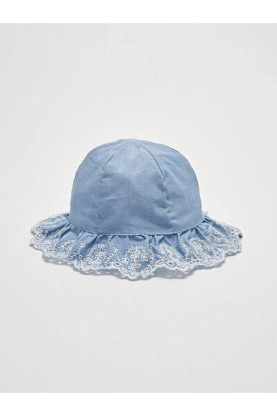 LCW baby Kız Bebek Poplin Şapka