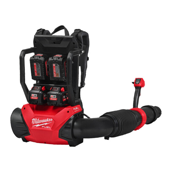 Milwaukee M18 FUEL Akku-Rucksackgebläse M18 F2BPB-124, 4x 12,0 HB und 6-fach Ladegerät