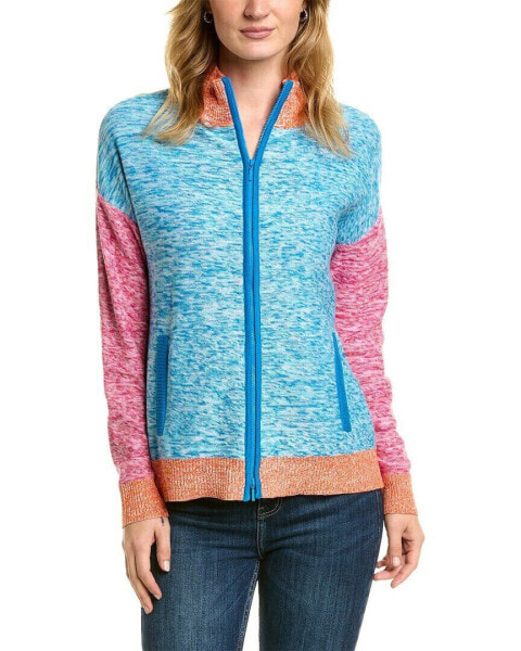 Edinburgh Knitwear Marled Zip Jacket Women's