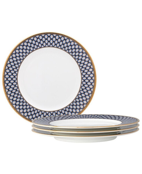 Blueshire Set of 4 Salad Plates, Service For 4