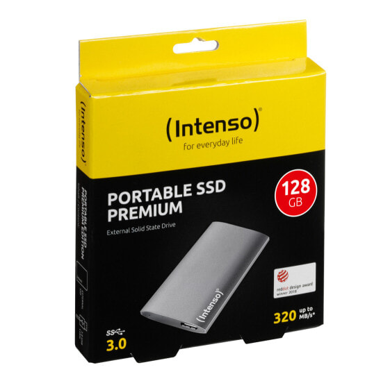 Intenso 128GB Premium - 128 GB - 1.8" - USB Type-A - 3.2 Gen 1 (3.1 Gen 1) - 320 MB/s - Anthracite