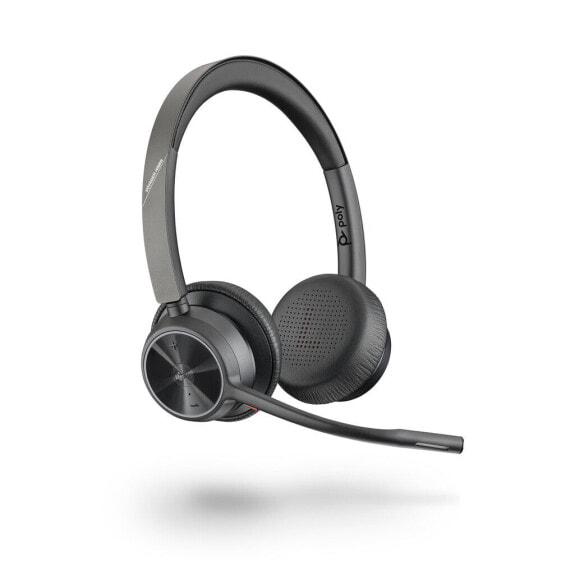 Bluetooth-наушники с микрофоном Poly Voyager 4320 UC Чёрный