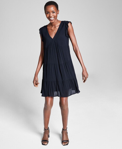 Women's Tiered Babydoll Dress, Created for Macy's