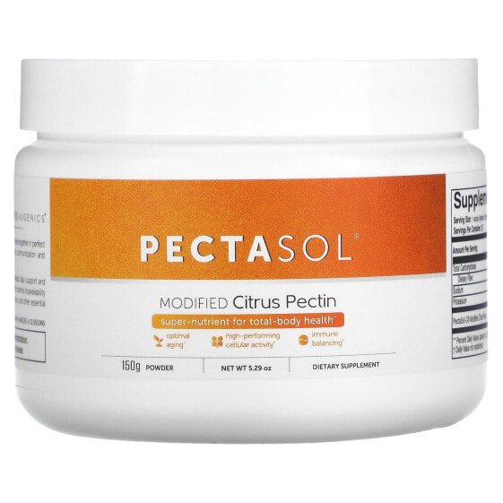 БАД Клетчатка Econugenics PectaSol, Modified Citrus Pectin 150 г.