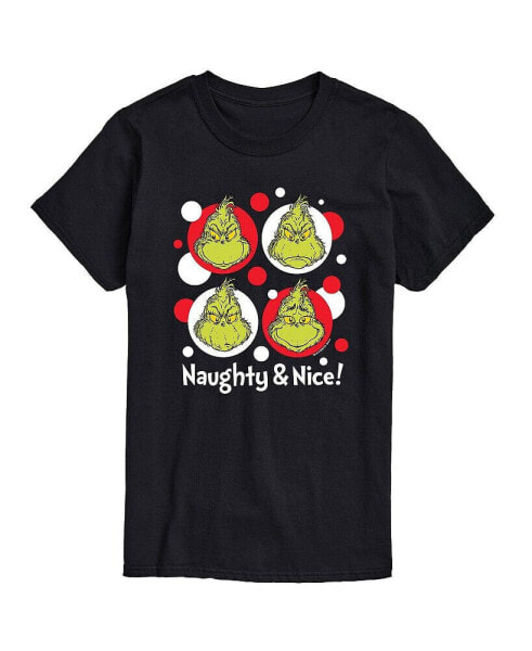 Men's Dr. Seuss The Grinch Naughty Nice Graphic T-shirt