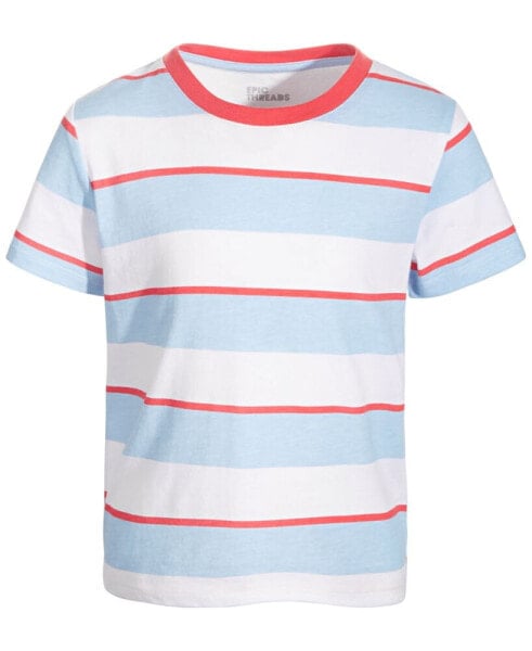 Little Boys Rugby-Striped T-Shirt, Created for Macy's
