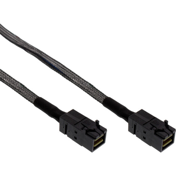 InLine Mini SAS HD Cable SFF-8643 to SFF-8643 with Sideband 0.5m