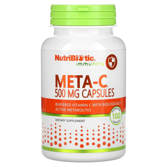 Витамин C Nutribiotic Meta-C 500 мг 100 капсул без глютена