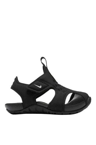 Bebek Siyah - Gri - Gümüş Sandalet 943827-001 SUNRAY PROTECT 2 (TD)