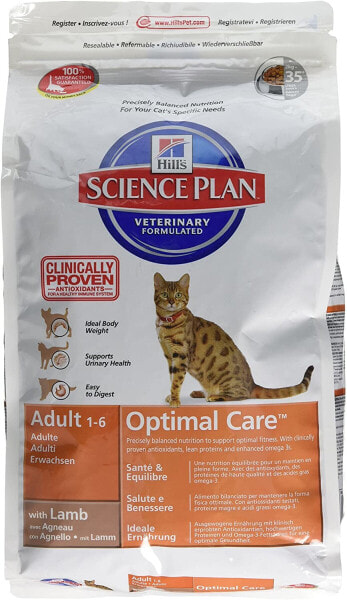 Сухой корм для кошек Hills,  Science Plan Feline Adult Optimal Care,для взрослых, с курицей, 2 кг