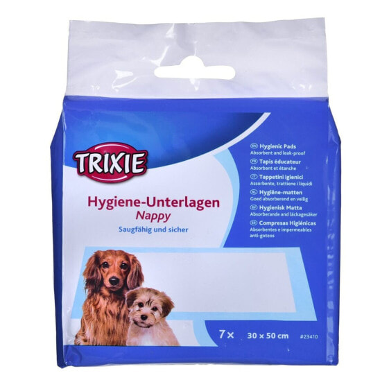 Пеленки для щенков TRIXIE 23410 30 x 50 см 7 штук Синий Белый