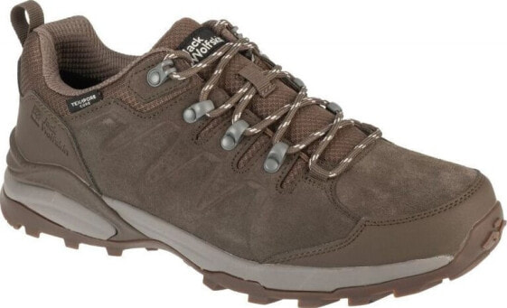 Buty trekkingowe męskie Jack Wolfskin Jack Wolfskin Refugio Texapore Low M 4049851-5719 Brązowe 43