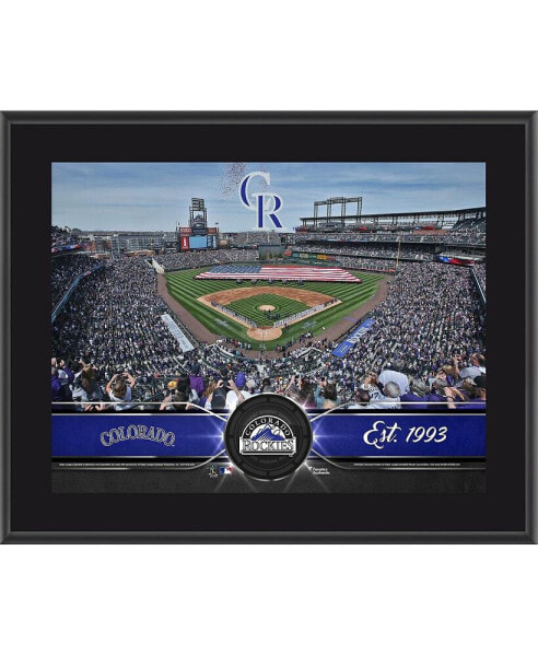 Colorado Rockies 10.5" x 13" Sublimated Team Plaque