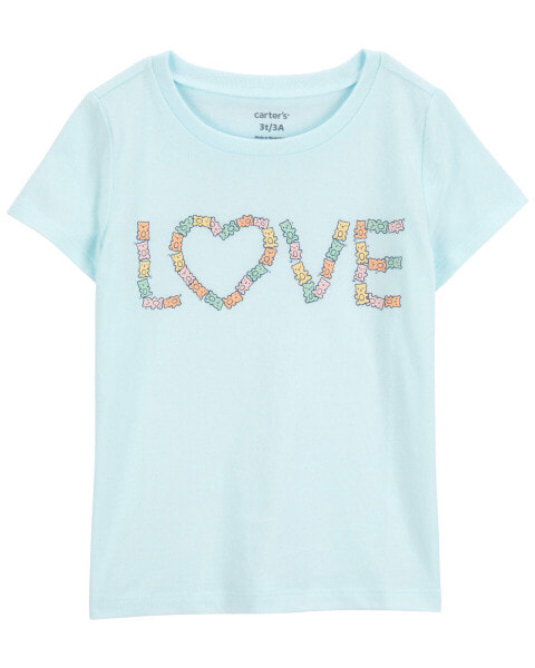 Toddler Gummy Bear Love Graphic Tee 4T