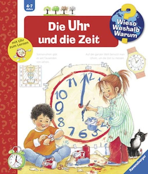 Детская книга Ravensburger WWW 25 Часы и Время
