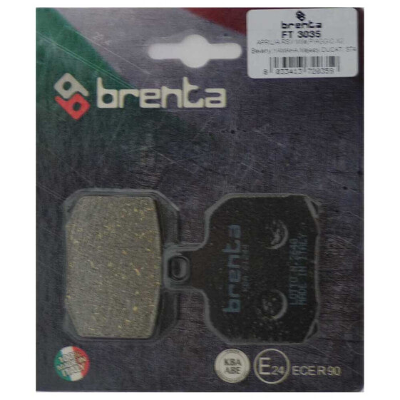 BRENTA MOTO 3035 organic rear Brake Pads