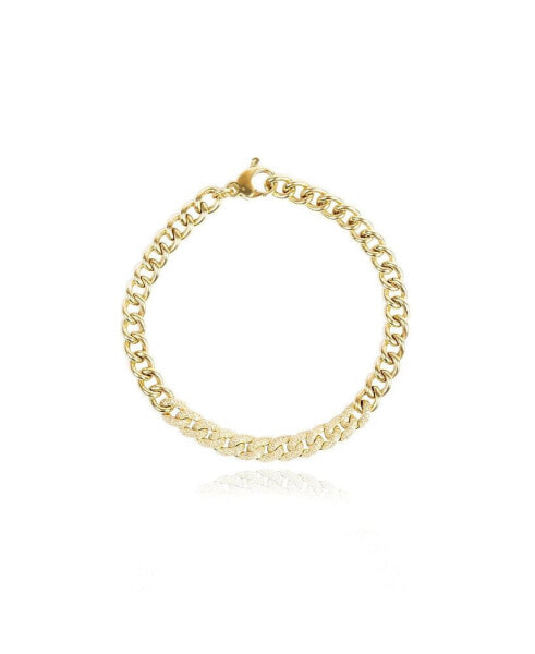 Браслет The Lovery diamond Cuban Link Bracelet.