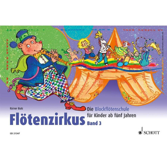 Schott Music Flötenzirkus 3 Sopran-Blockflöte