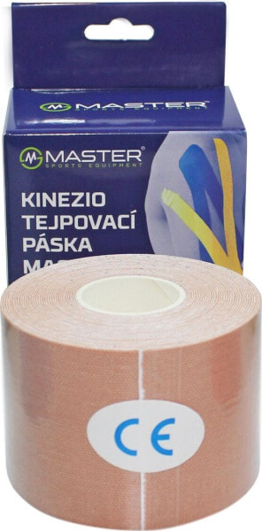 Master Taśma Kinezjologiczna MASTER 5 cm x 5 m Brązowa