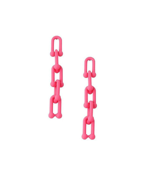 Women's Chainlink Drop Earrings