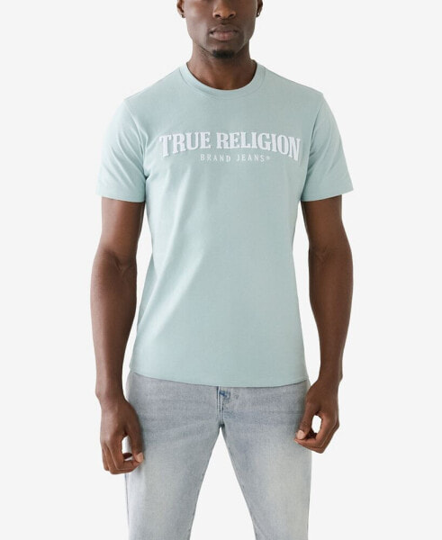 Футболка мужская True Religion с коротким рукавом и логотипом в виде дуги