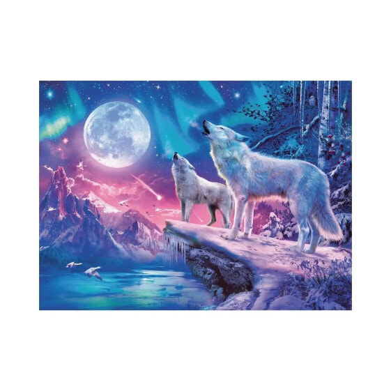 Puzzle Star Line Wolf