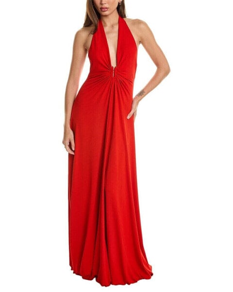 Michael Kors Collection Halter Gown Women's Red 4