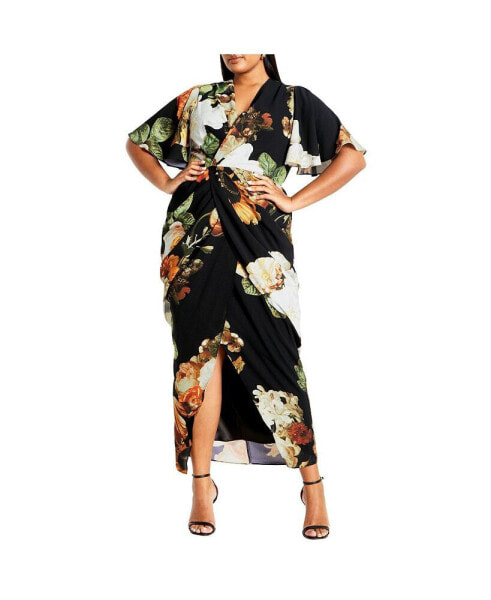 Plus Size Braelynn Print Maxi Dress