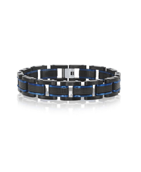 Браслет METALLO Steel Blue and Black