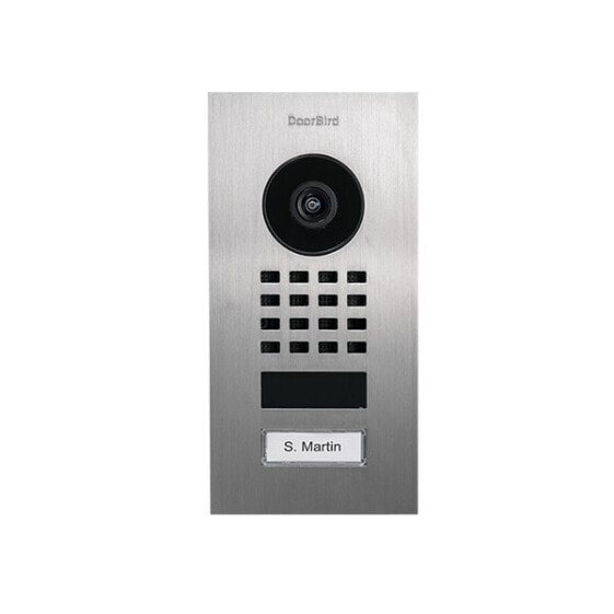 Doorbird D1101V - Stainless steel - IP65 - Stainless steel - Vertical - 802.3af - IEEE 802.3af