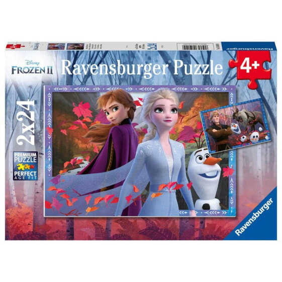 Пазл развивающий Ravensburger Disney Frozen II 2x24 элемента