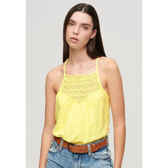 SUPERDRY Lace Beach sleeveless T-shirt