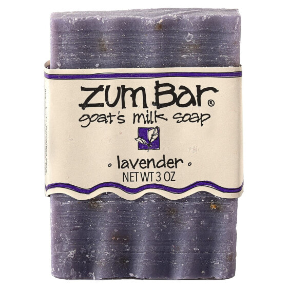 Zum Bar, Goat's Milk Soap, Lavender, 3 oz.