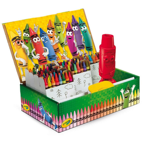 Crayola Wax Crayons Восковые мелки 120 шт. + Точилка