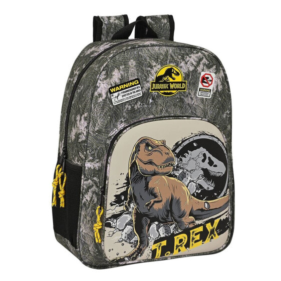 SAFTA 42 cm Jurassic World Warning Backpack