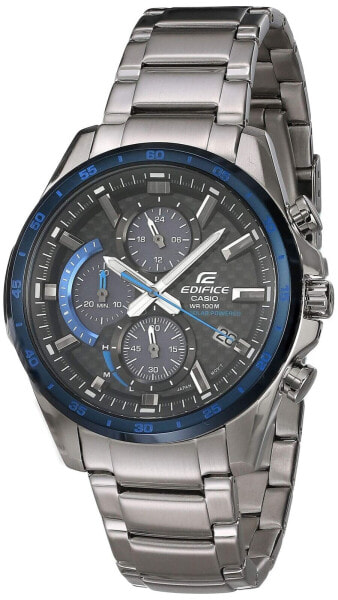 Часы и аксессуары CASIO Мужские часы аналогово-цифровые Quartz Silver Watch EQS-900DB-2AVDF