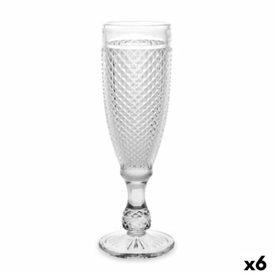 Бокал для шампанского Бриллиант Прозрачный Cтекло 185 ml (6 штук)