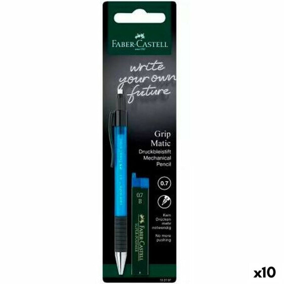 Механический карандаш Faber-Castell Grip Matic Синий 0,7 мм (10 штук)