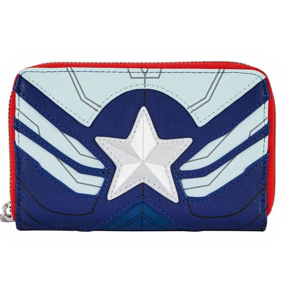 LOUNGEFLY Falcon And Captain America Captain America Wallet