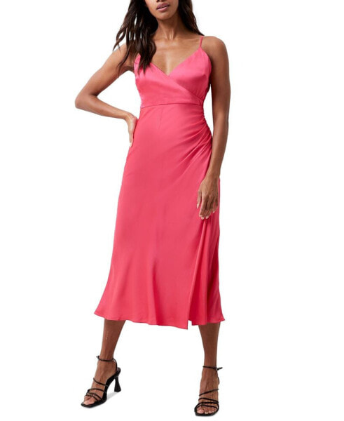 Women's Ennis Satin Slip Midi Dress