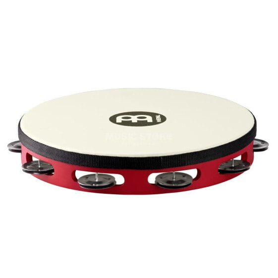 Meinl Touring Tambourine TAH1BK-R-TF Single Row, Steel, Red #R